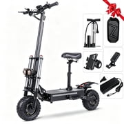 J30 MAX Electric Scooter for Adults, 6000W Dual Motor, 53 MPH Max Speed, 60V 38AH Battery, 62 Miles Super Long Range, Foldable Electric Scooter with Seat, NFC Unlock, UL2272 Certified