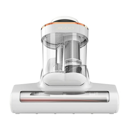 JIGOO - J300 Mattress Bed Vacuum Cleaner, Dust Sensor, UV & Ultrasonic, 13Kpa Suction 500W Handheld Vacuums for Dust & Pet Hair - White