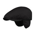 thumbnail image 1 of J3608 Ivy Cap With Folded Ear Flap, Black - Small & Medium, 1 of 1