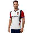 thumbnail image 1 of J4K Inc. England Soccer Fan Jersey, 100% Polyester, YS-XXL, 1-Pack, 1 of 7