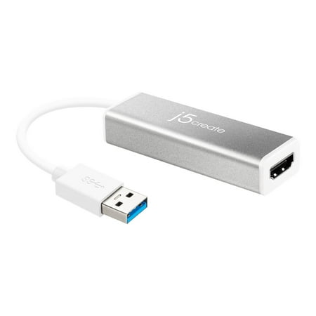 j5create - Slim USB-to-HDMI Adapter - Silver