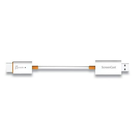 j5create - ScreenCast Wireless Display Adapter - White