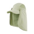 thumbnail image 1 of J7239 Taslon UV Cap With Removable Neck Flap, Khaki, 1 of 1