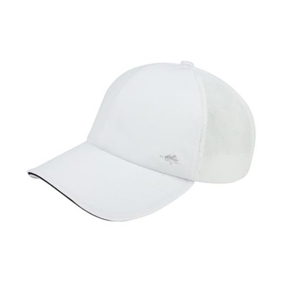 J7251 Athletic Mesh Cap, White