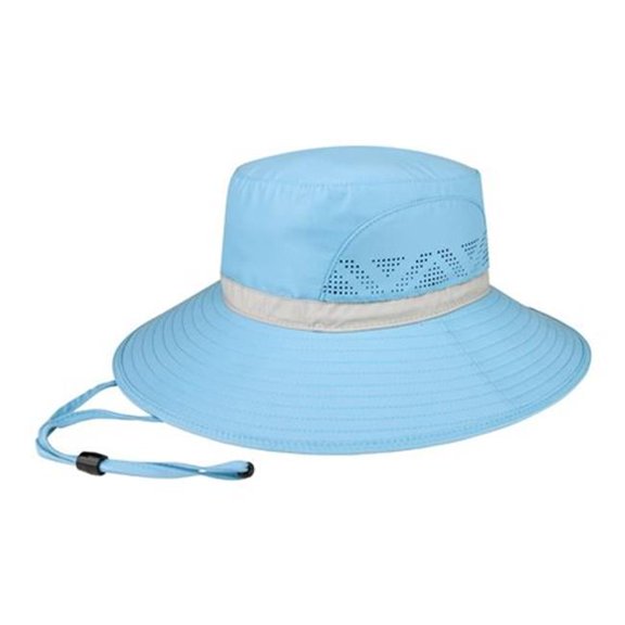 J7261 Microfiber UV Sun Hat, Blue
