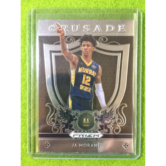 JA MORANT Crusad PRIZM ROOKIE CARD JERSEY #12 GRIZZLIES 2019 Panini Draft Picks