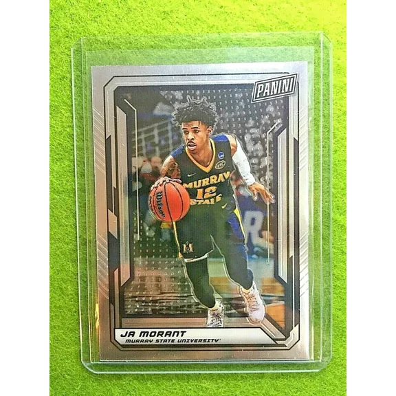 JA MORANT ROOKIE CARD JERSEY #12 MS SILVER CHROME SP GRIZZLIES 2019 National VIP