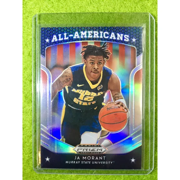 JA MORANT SILVER PRIZM ROOKIE CARD JERSEY #12 GRIZZLIES SP 2019 Prizm DraftPicks