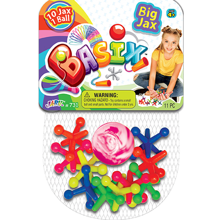ば*な様 【ラス1】papoose toys レインボー ジェム　15ピース　ジ JA-RU Big Jacks Toy Set (1 Pack) - Fun Gifts, Classic Jax Game for