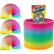 JA-RU Big Rainbow Spring Toys for Kids 3 Units W-1702-3