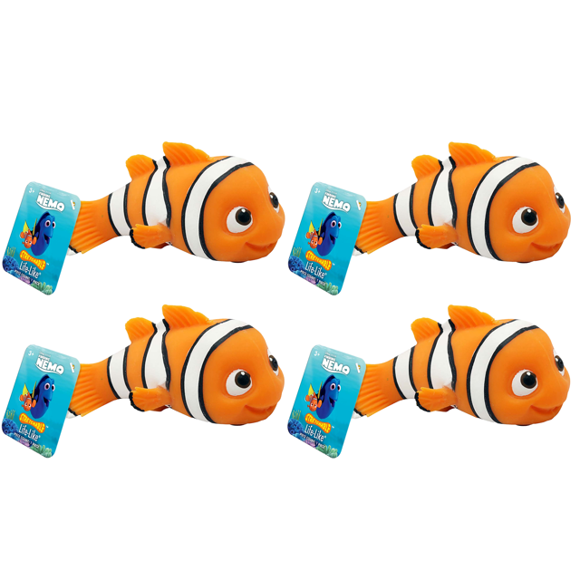 JA-RU Disney Stretchy Toys Nemo Figures Squish & Pull Toys (4 Nemo ...