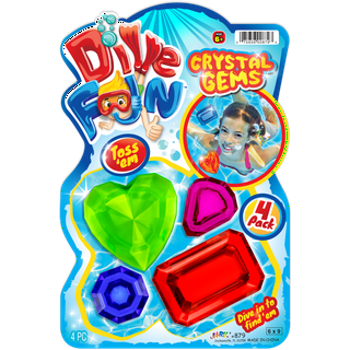 60pcs Diving Gems Toys Acrylic Fake Diamond Pool Gems Summer Underwater  Swimming Toys for Kids 