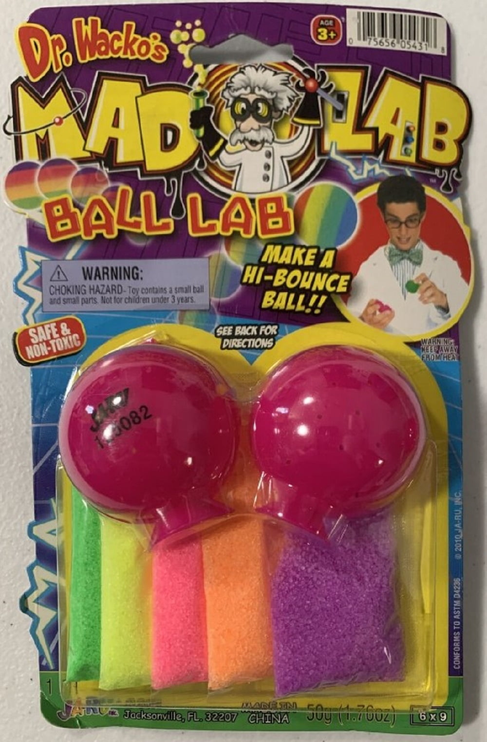 JARU, Dr. Wacko's, Mad Lab, Ball Lab (Pack of 10)