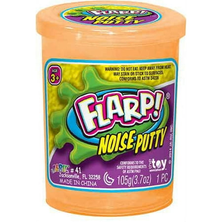 JA-RU Flarp Noise Putty (Colors will Vary) Novelty Impulse Gag Toy All Ages 1 Piece