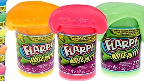 JA-RU Flarp Noise Putty, Fart Putty Fidget Toy (Pack of 3)