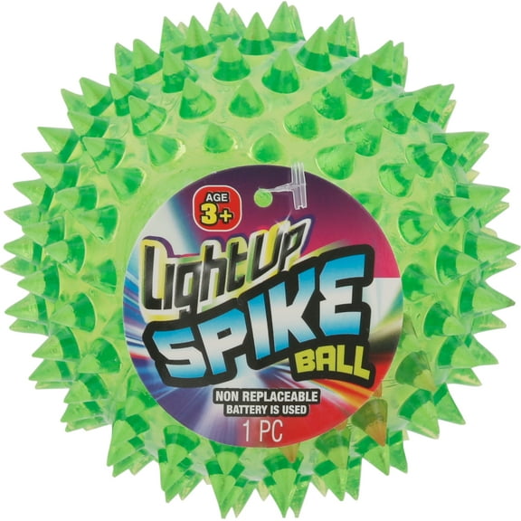 JA-RU - Lite Up Spike Ball 1EA ( Pack of 12)