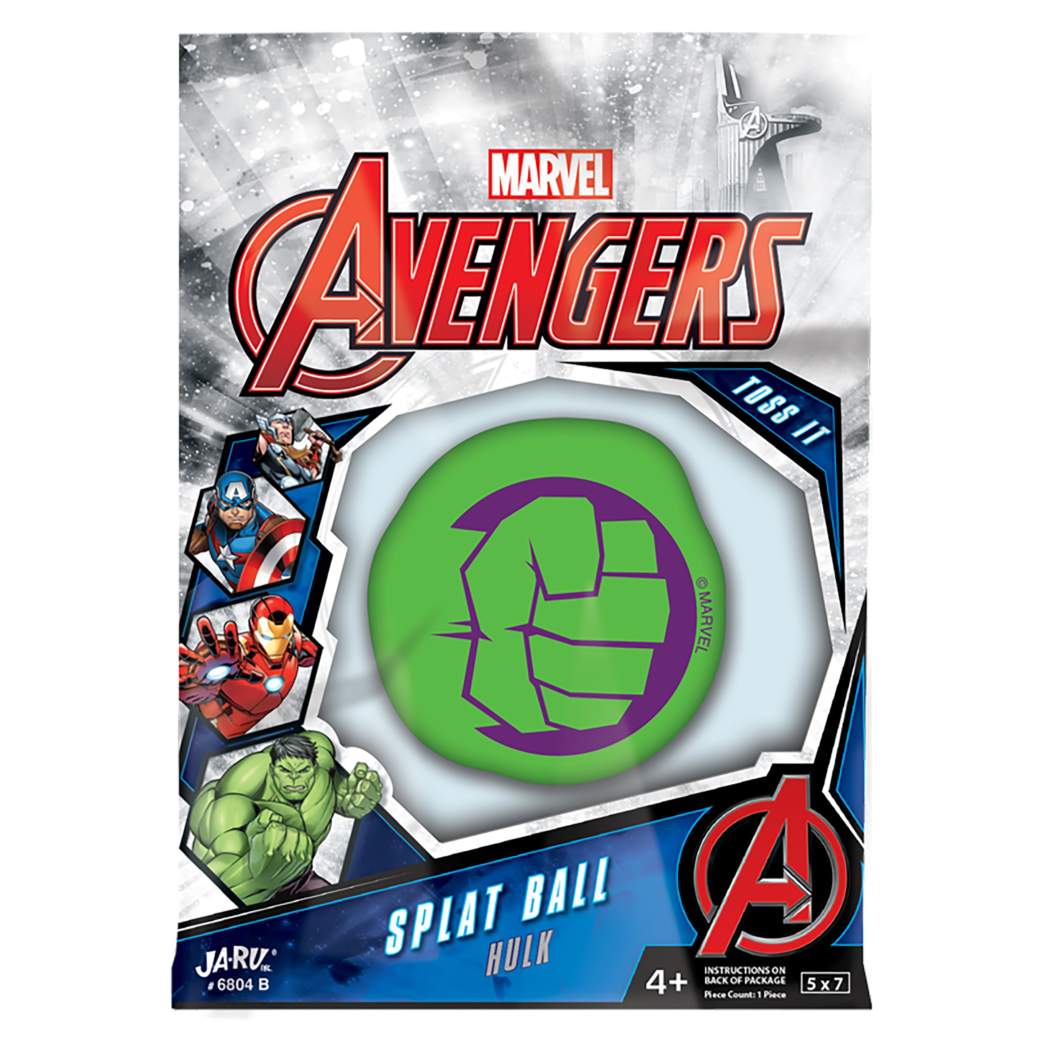 JA-RU Marvel Hulk Splat Ball - 1 Count - Walmart.com