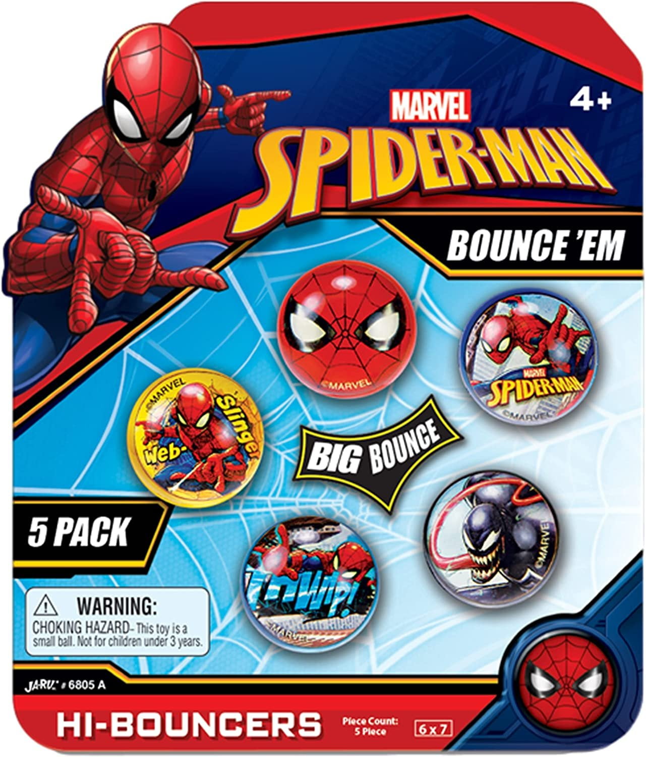 JA-RU Marvel Spiderman Bop Ball Toy, 1 ct - Fred Meyer