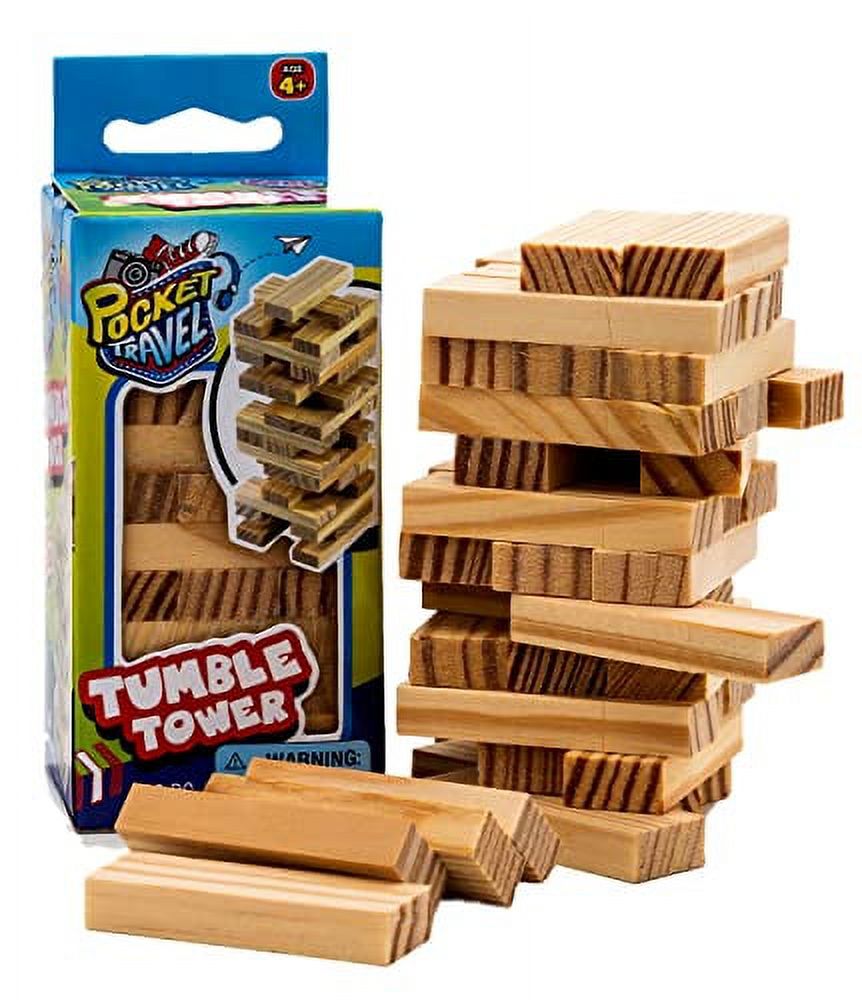 JARU Mini Tumbling Tower Classic Game Box ( 12 Sets ) Travel size
