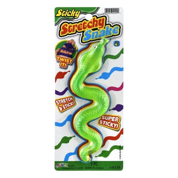 JA-RU - Slimeez Sticky Stretchy Reptiles Animals & Insects Novelty Toy