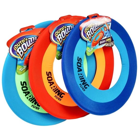JA-RU Soft Giant Flying Disc Frisbee 16 Inch (3 Pk) W-5138-3