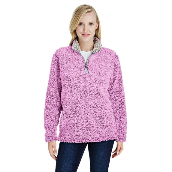 JA8451 Epic Sherpa Half-Zip Top By J America