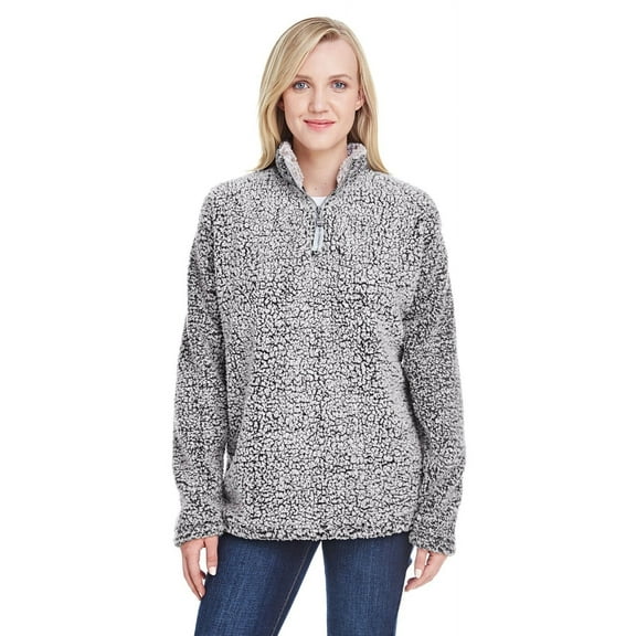JA8451 Epic Sherpa Half-Zip Top By J America