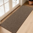 thumbnail image 1 of JAATOP 2' x 5' Runner Rug, Non Slip Entryway Rug with TPR Backing, Low Profile Runner Mat for Kitchen, Bedroom, Brown, 1 of 8