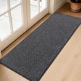 thumbnail image 1 of JAATOP 2' x 5' Runner Rug, Non Slip Entryway Rug with TPR Backing, Low Profile Runner Mat for Kitchen, Bedroom, Dark Gray, 1 of 9