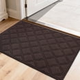thumbnail image 1 of JAATOP Doormat Indoor 20"x 32", Non Slip Entryway Rugs Washable Welcome Mat for Inside, Front Door Mat for Entrance, Dirt Trapper, Brown, 1 of 10