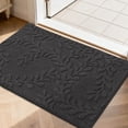 thumbnail image 1 of JAATOP Doormat Indoor 24"x 36", Dirt Trapper Entryway Rugs, Washable Welcome Mat for Inside, Entryway Rug Floor Mats Machine Washable, Dark Gray, 1 of 9