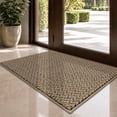 thumbnail image 1 of JAATOP Indoor Doormat 20"x 32", Dirt Trapping and Moisture Absorbent Entryway Rug with Non-Slip TPR Backing, Machine Washable, Beige, 1 of 8