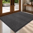 thumbnail image 1 of JAATOP Indoor Doormat 32"x 48", Dirt Trapping and Moisture Absorbent Entryway Rug with Non-Slip TPR Backing, Machine Washable, Gray, 1 of 8