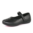 thumbnail image 1 of JABASIC Girls School Uniform Dress Shoes Mary Jane Flats (2,Black), 1 of 7
