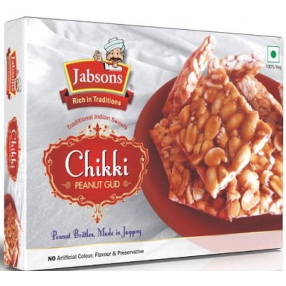Jabsons Chikki Peanut Crush 400g
