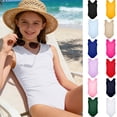 thumbnail image 1 of JACHENN Girls Swimsuit 1 Piece Summer Comfortable Athletic Bathing Suits for Kids Girls Swimsuits Size 9-10 Years, 1 of 4