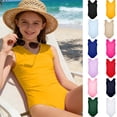 thumbnail image 1 of JACHENN Girls Swimsuit 1 Piece Summer Comfortable Athletic Bathing Suits for Girls Swimsuits Size 13-14 Years, 1 of 4