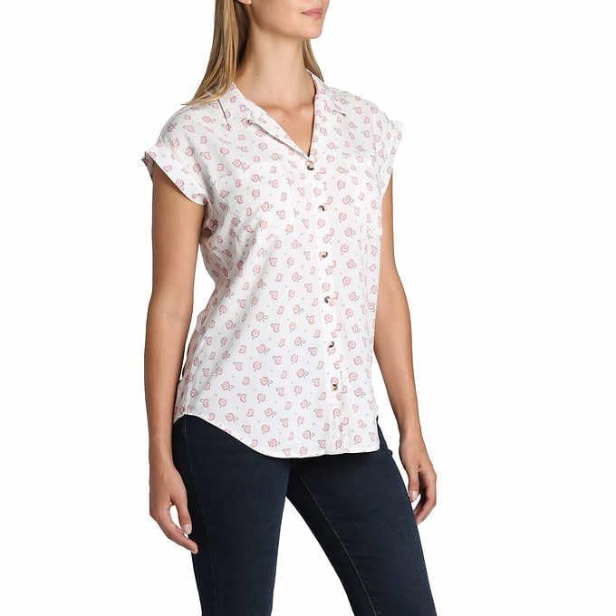 Ladies' Boyfriend Blouse - White main image 1