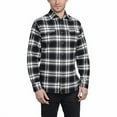 thumbnail image 1 of JACHS Men's Brawny Flannel Shirt (2XL, Black), 1 of 2