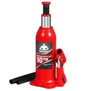 JACK BOSS Bottle Jack 10 Ton Muti-Directional Hydraulic Jack,Alloy Steel,Use for Car, Truck, RV,20,000lb Red