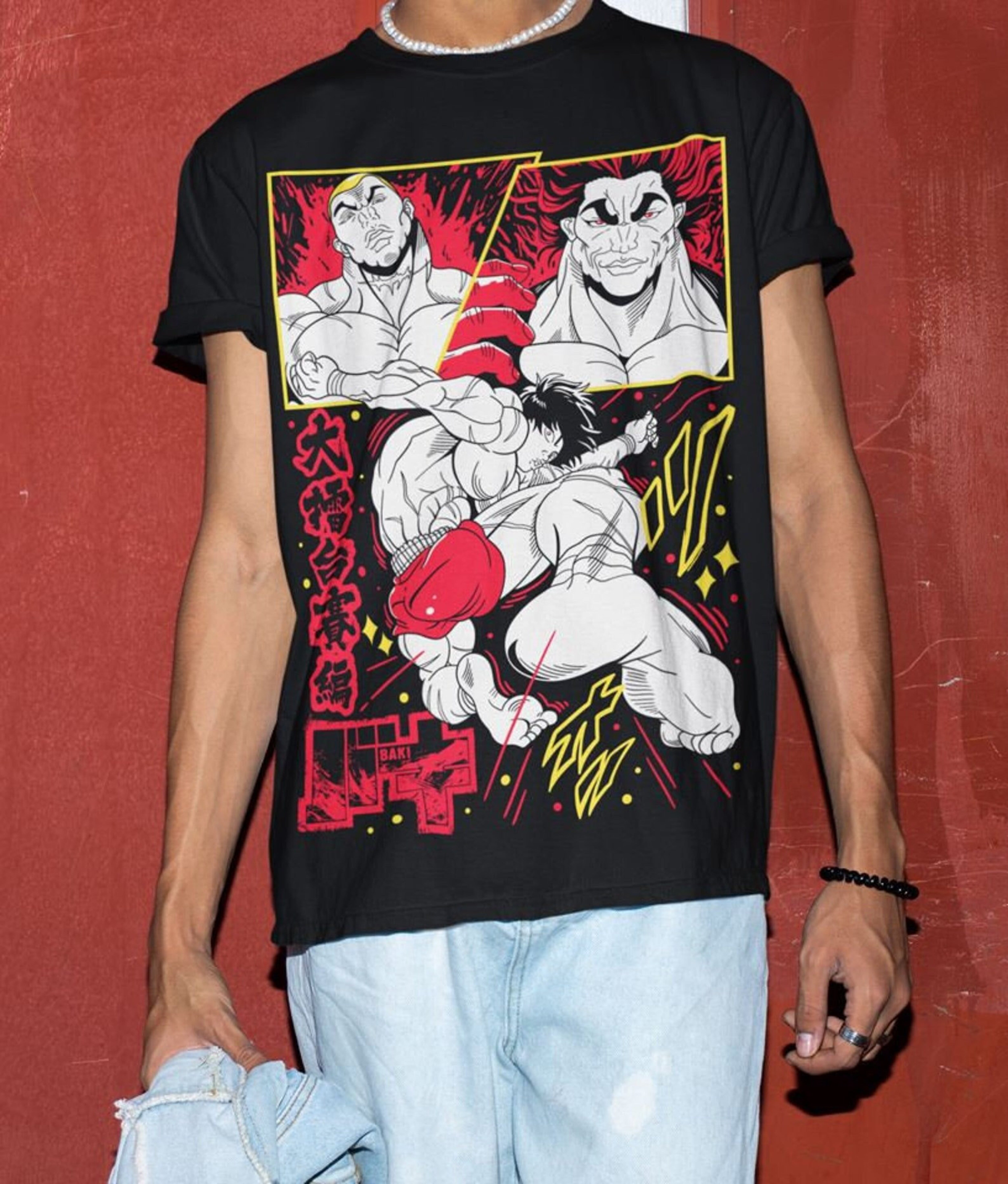 Jack Hanma Shirt, Baki Hanma Series Anime T-shirt,baki The Grappler 