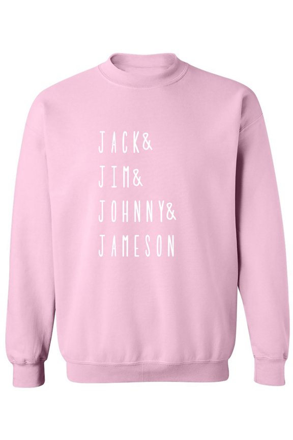 JACK & JIM & JOHNNY & JAMESON Crewneck Sweatshirt