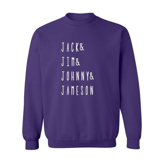 JACK & JIM & JOHNNY & JAMESON Crewneck Sweatshirt