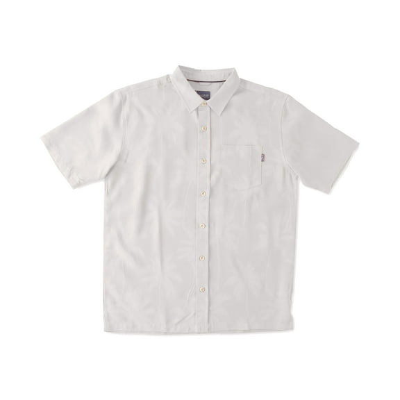 JACK O'NEILL NEW Gray Mens Small S Palm Embossed Button Down Shirt