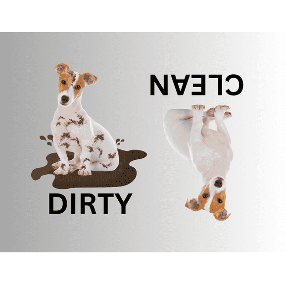 JACK RUSSELL TERRIER Clean Dirty Dishwasher Flexible Magnet
