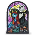 thumbnail image 1 of Disney Nightmare Before Christmas Jack Skellington and Sally Painted Glass Tea Light Holder, 1 of 5