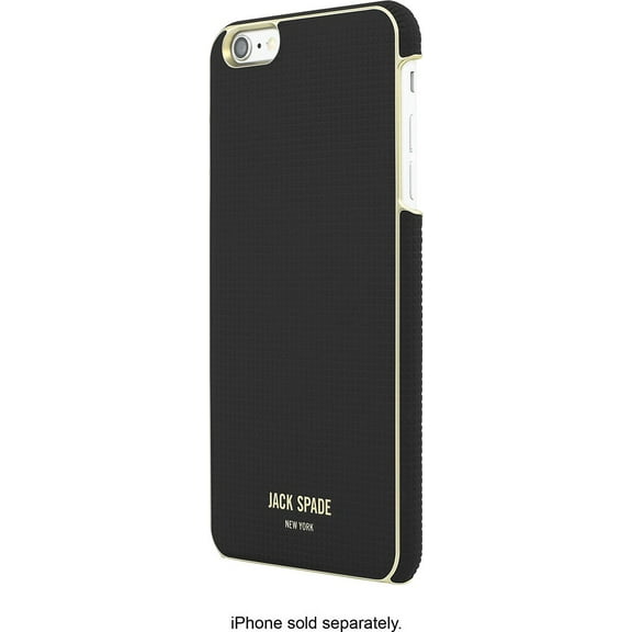 JACK SPADE - Wrap Case for iPhone 6 Plus and 6s Plus - Varick Black & Gold