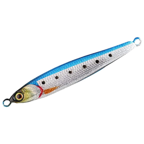 JACKALL Metal Jig, Sea Bass, Anchovy Metal, 3.9 inches (98 mm), 2.8 oz (80 g)