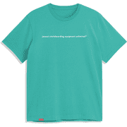 JACKASS Legal Short Sleeve T-Shirt Antique Jade, Small, Men's