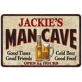 thumbnail image 1 of JACKIE'S Man Cave Gift Metal Sign Wall Decor Gift 12x18 112180011309, 1 of 1